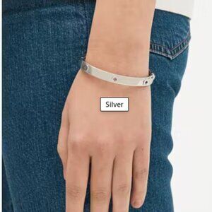 Kate Spade Spot the Spade Studded Hinged Bangle